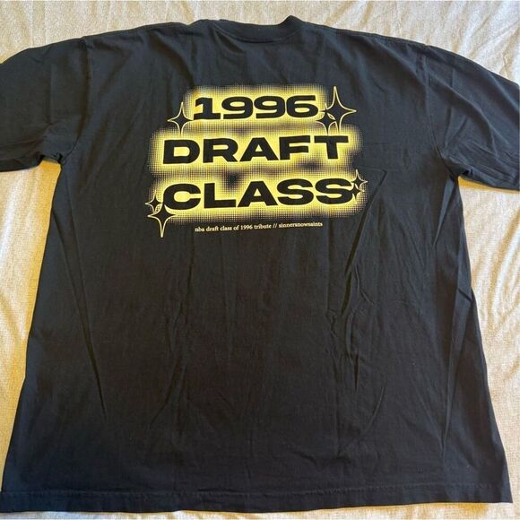 Steve Nash Size XL Big Face Head Phoenix Suns Draft Sinners Now Saints T Shirt - Picture 5 of 5